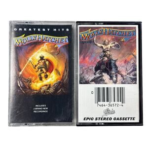 Molly Hatchet cassette tape bundle greatest hits & Beatin’ the Odds Epic Records